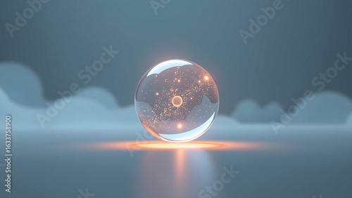 Wallpaper Mural A conceptual monolith, standing majestically in a dark, ethereal void; modern abstract conceptual backdrop, vibrant energetic colors, sleek high-tech design, perfect for visual storytelling. Torontodigital.ca