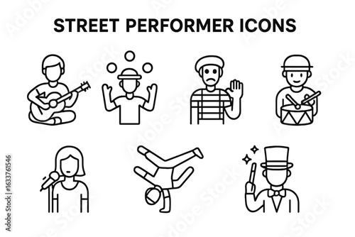 Solid Street Fashion Icon Set with Trendy Accessories Including Crossbody Bag, Sunglasses, Chain Necklace, Hoop Earrings, Modern Urban Style Vector Illustration on Transparent Background