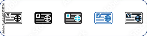 Citizenship Icon Pack Multistyle Illustration