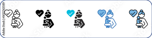 Parenting Icon Pack Multistyle Illustration