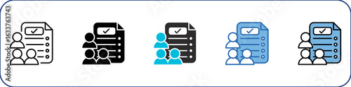 Social Norms Icon Pack Multistyle Illustration