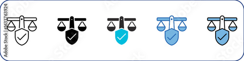 Ethics Icon Pack Multistyle Illustration