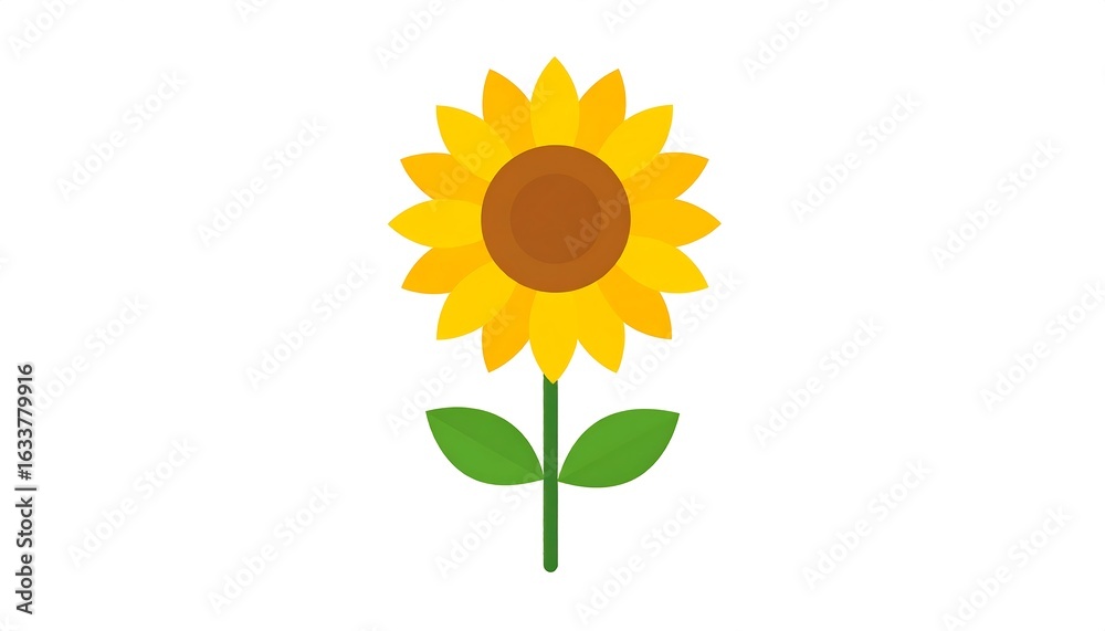 Obraz premium Sunflower illustration (1)