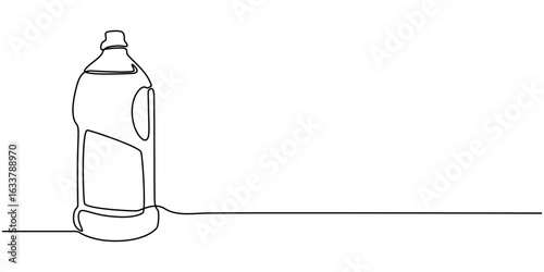 Motor lubricant dispenser continuous one line drawing minimalism design, Continuous line of oil jerry cans.one line drawing of packaging jerry, Gallon continuous one line drawing vector illustration