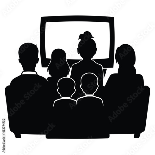 Wallpaper Mural A teacher Teaching students in a school, Teacher and students in classroom silhouette learning illustration, Mother teaching child silhouette vector illustration, Silhouettes of teachers and students. Torontodigital.ca