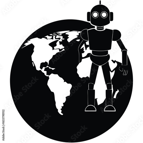In the year 2150, an ultra-intelligent robot named Aegis Prime rules the Earth. Cities are monitored by towering AI hubs, drones patrol the skies, and every human action is tracked.