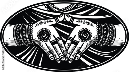 A vintage vector illustration of an ancient Greek god and Mayan calendar is a circular design with a skull symbol