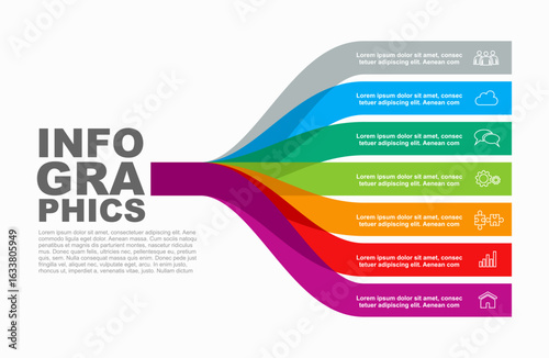 Infographic design template with place for your data. Vector illustration.