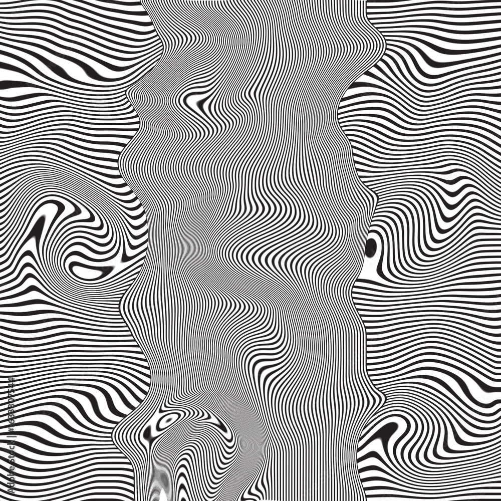 Obraz premium Abstract liquid wave background in gray and white. Fluid texture with smooth motion effect. Modern minimalist design for presentations, branding, and digital media. 