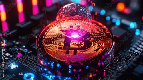 Bitcoin & Blockchain Technology | Digital Currency and Crypto Mining Visuals