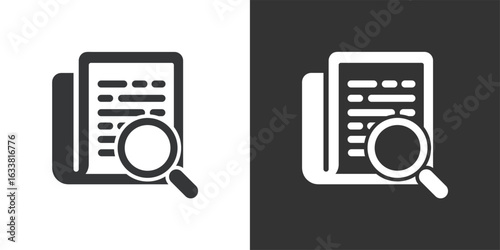 Reading icon. Solid glyph series icon