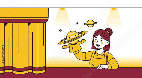 Enchanting Universe A Woman Creates a Puppet Show About Planets and Stars