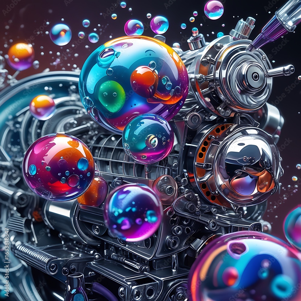 Obraz premium abstract futuristic background