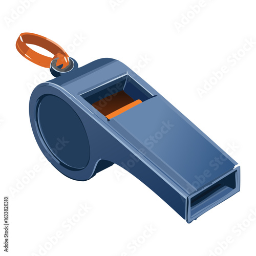Classic Blue Whistle For Refereeing Games