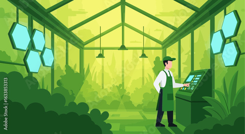 Automated Greenhouse Cultivation Using Advanced Technology For Plant Growth