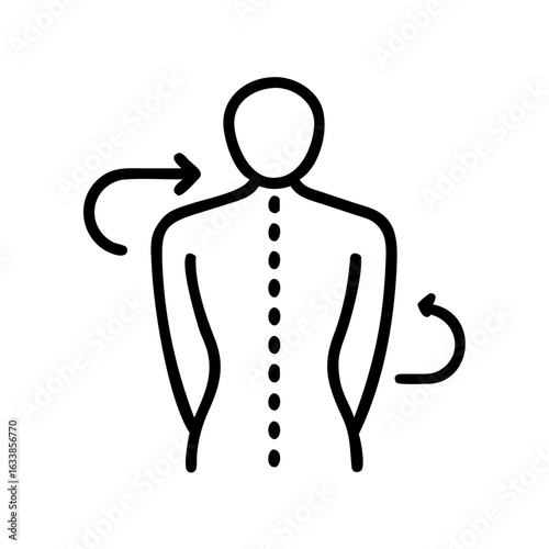 vector   of a human body