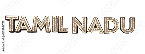 Vibrant Tamil Nadu   vector Text  