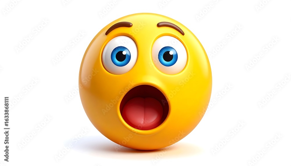 Fototapeta premium Surprised Emoji