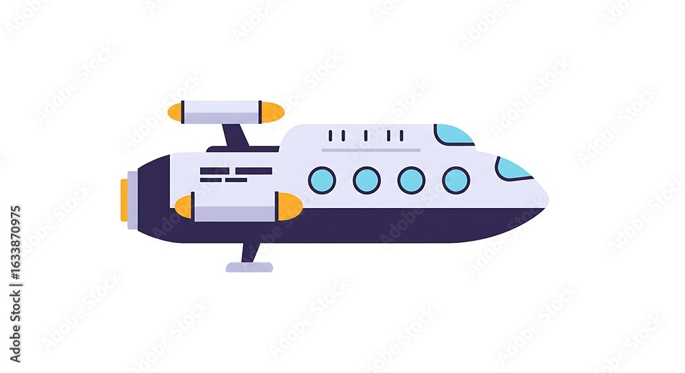 Fototapeta premium Industrial robotic arm with a mechanical gripper. A vector illustration representing automation, engineering, and future technology.