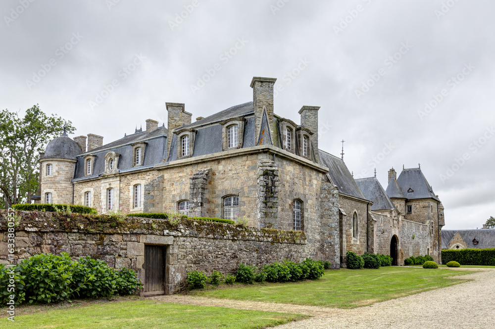 Fototapeta premium Château de Rosanbo à Lanvellec dans le département des Côtes d'Armor - Bretagne