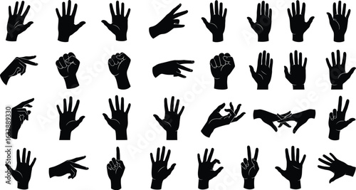 Elegant hand gestures communicate ideas, emotions, and actions