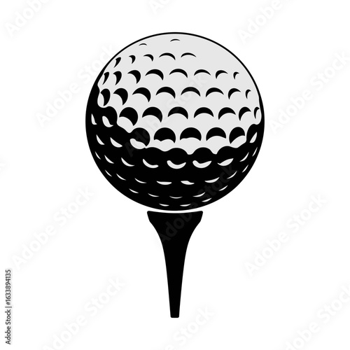 Golf ball illustration