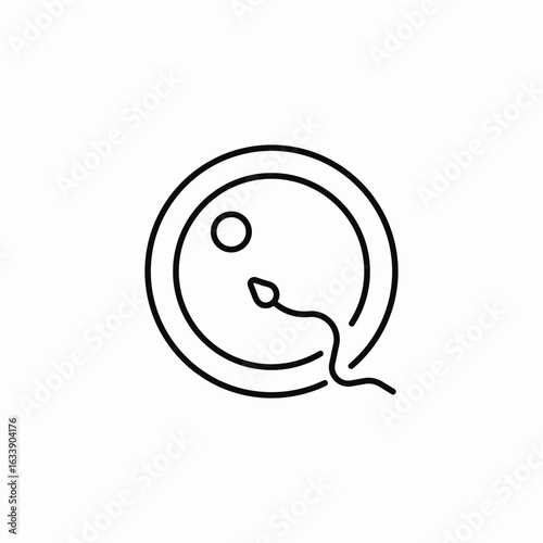 insemination artificial fertilization icon sign vector