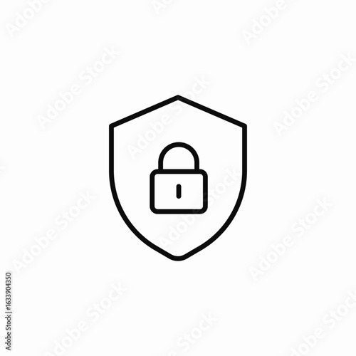 locked private safeguard icon sign vector