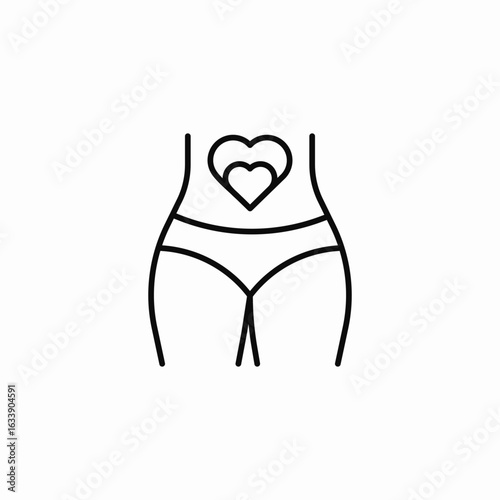 maternal love heart icon sign vector