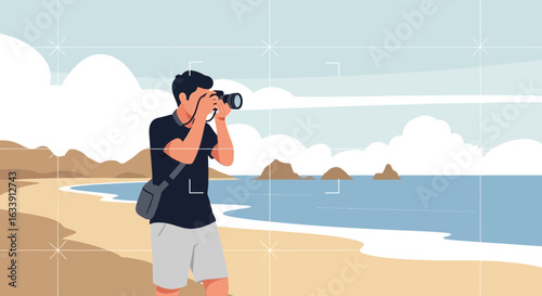 Photographer Captures Scenic Beach Holiday Destinations With Camera Device