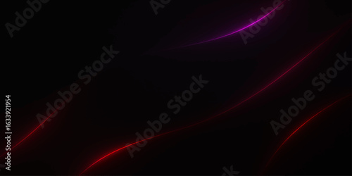 Dynamic glowing neon light trails with soft wave flow and motion blur.