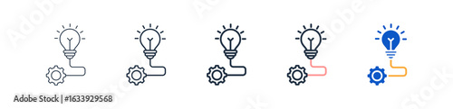 Technique different style icons set vector illustration. 