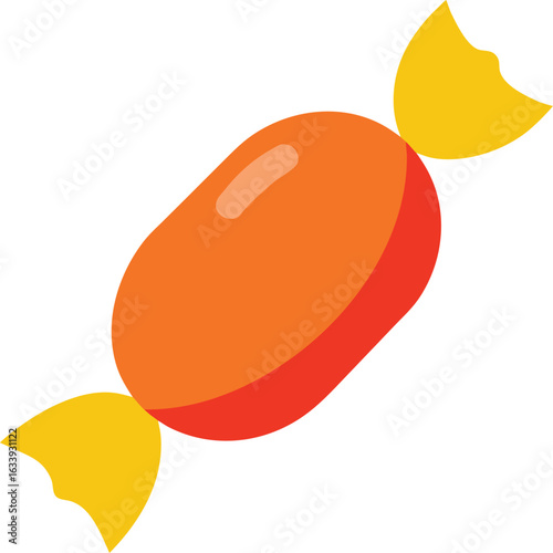Illustration de bonbons et d'abricots frais, un régime sain pour le petit déjeuner