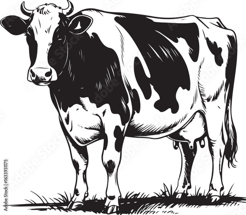 Cow Silhouette Vector | Farm Animal Clipart

Dairy Cow Silhouette | Rustic Farm Design

Standing Cow Silhouette | Livestock Animal Art

Black Cow Silhouette | Cattle Vector Illustration

Cow Outline S