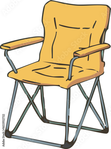 Portable folding chair