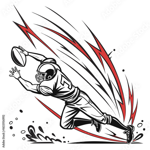 "Dynamic Soccer and Football Illustrations of Players, Referees, and Game Actions"