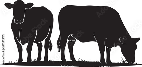 Cow Silhouette Vector | Farm Animal Clipart

Dairy Cow Silhouette | Rustic Farm Design

Standing Cow Silhouette | Livestock Animal Art

Black Cow Silhouette | Cattle Vector Illustration

Cow Outline S