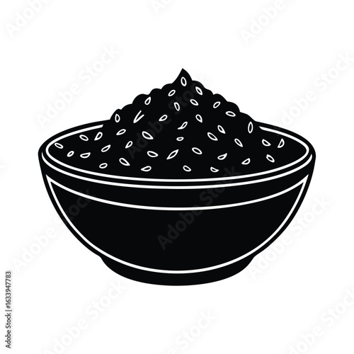 Wooden Bowl of Bulgur Pilaf Dish