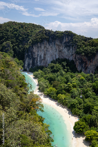 tropical landscape of hong island in krabi, thailand