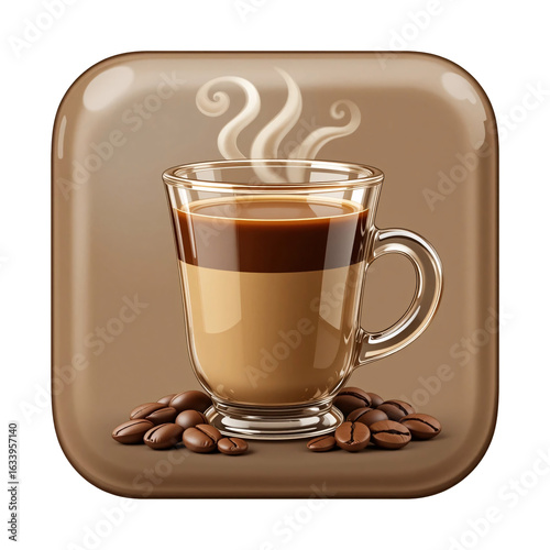 cup of coffee with beans