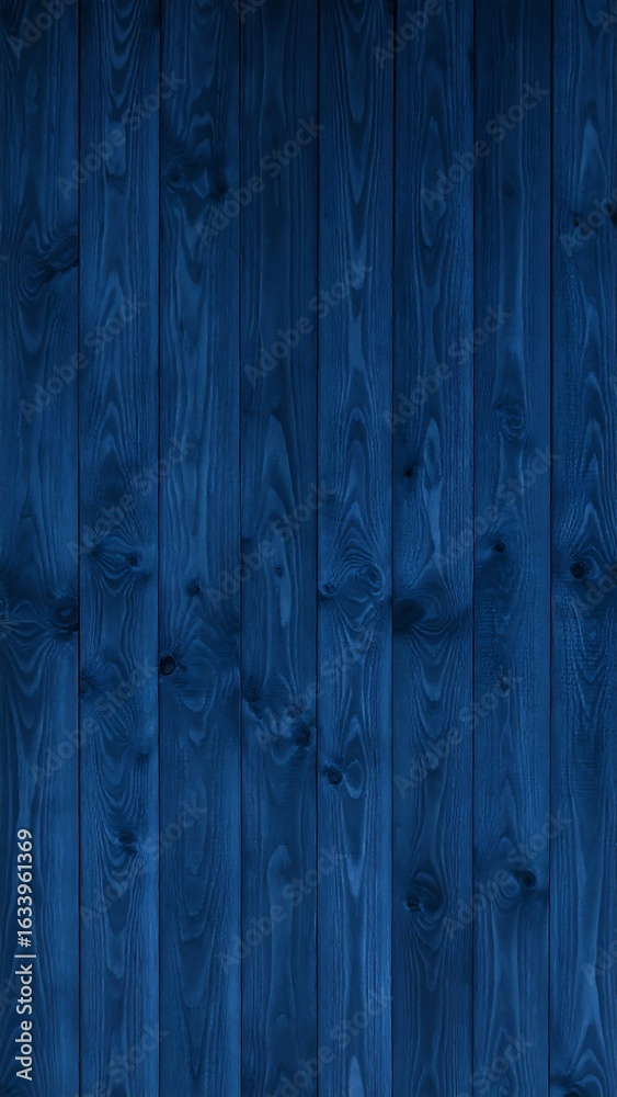 Fototapeta premium Deep indigo wood planks