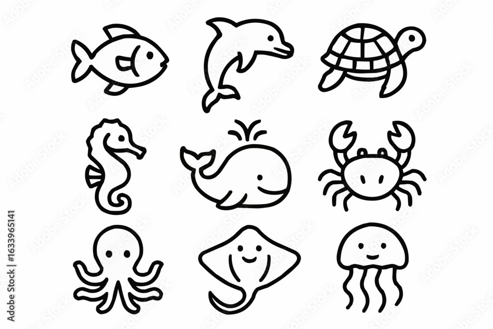 set of animals set of animals