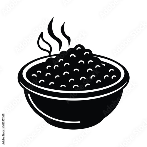 Chole Bhature Puffing Animated Graphic