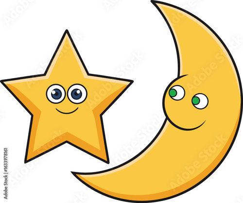Sourire d'un soleil jaune, un symbole d'été et de joie, illuminant le ciel