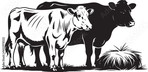 Cow Silhouette Vector | Farm Animal Clipart

Dairy Cow Silhouette | Rustic Farm Design

Standing Cow Silhouette | Livestock Animal Art

Black Cow Silhouette | Cattle Vector Illustration

Cow Outline S