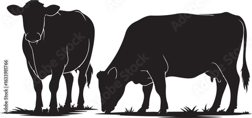 Cow Silhouette Vector | Farm Animal Clipart

Dairy Cow Silhouette | Rustic Farm Design

Standing Cow Silhouette | Livestock Animal Art

Black Cow Silhouette | Cattle Vector Illustration

Cow Outline S