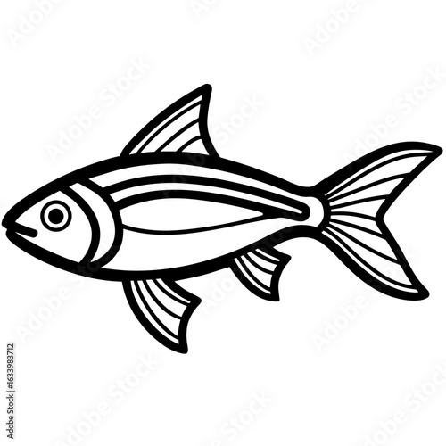 Neon Tetra Minimal Vector