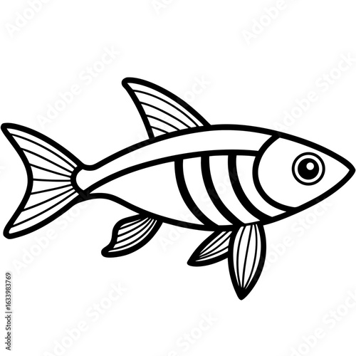 Neon Tetra Minimal Vector