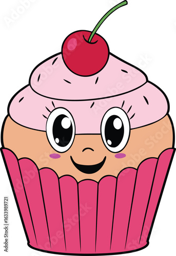 Cupcake - High Quality Vector Logo - Vector illustration