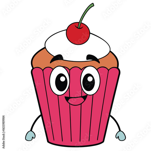 Cupcake - High Quality Vector Logo - Vector illustration